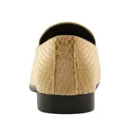 Load image into Gallery viewer, Suede Slip In Shoes - Gold