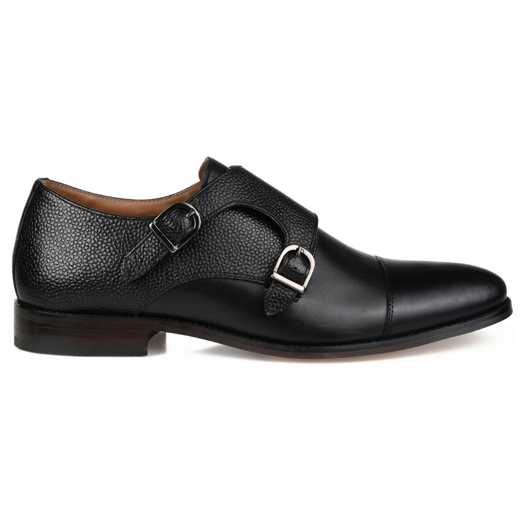 Thomas & Vine - Calvin Double Monk Strap - Black