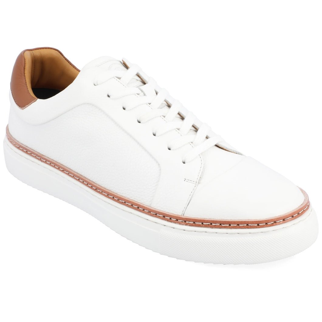 Thomas & Vine - Casual Leather Sneakers - White