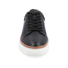 Load image into Gallery viewer, Thomas &amp; Vine - Casual Leather Sneakers - Black
