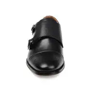 Load image into Gallery viewer, Thomas &amp; Vine - Calvin Double Monk Strap - Black
