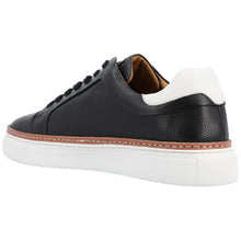 Load image into Gallery viewer, Thomas &amp; Vine - Casual Leather Sneakers - Black
