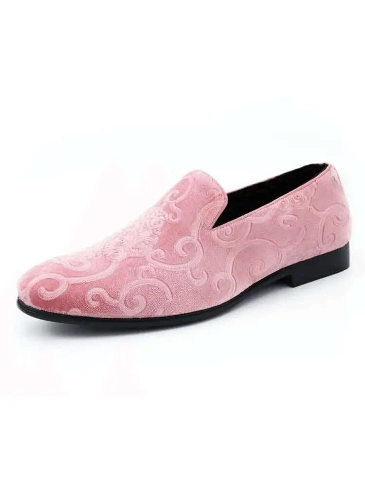 Suede Slip In Shoes - Pink