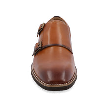 Load image into Gallery viewer, Thomas &amp; Vine Artemis Chisel Toe Double Monk Strap - Brown
